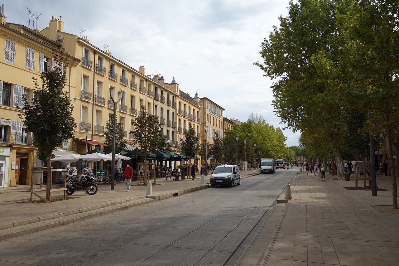 Cours Mirabeau, Aix-en-Provence