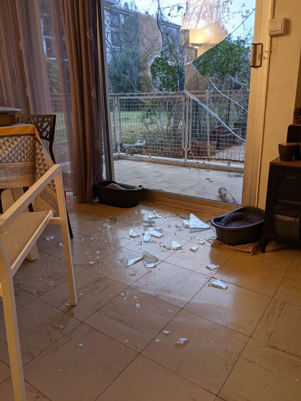 Sécurisation baie coulissante après cambriolage - BS PRO